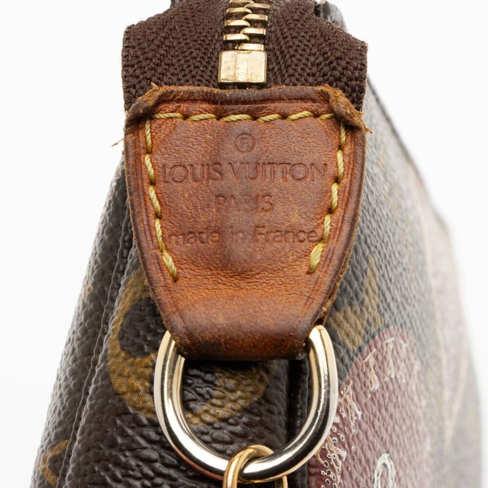 Louis Vuitton Limited Edition Monogram Canvas Patches Mini Pochette Accessoires - Picture 8 of 14